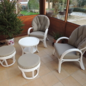 019 fauteuils Golf et pouf rotin veranda exodia home design rennes