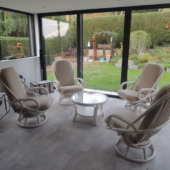 037 fauteuils pivotants rotin Madrid ivoire veranda exodia home design rennes