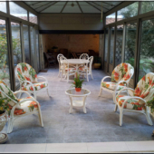044 salon Golf sejour rotin veranda fleurs exodia home design rennes