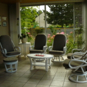 122 Madrid fauteuils rotin pivotants chocolat exodia home design rennes