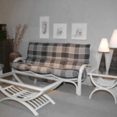 127 salon rotin blanc Valence canape 3 places exodia home design rennes