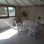 sejour jeu blanc rotin veranda table ovale exodia rennes