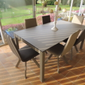 ensemble veranda table ceramique extensible