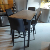 table ceramique haute design industriel