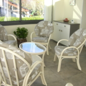 143 fauteuils rotin golf et jeu ivoire
