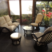148 canape rotin Valence fauteuil rotin Madrid
