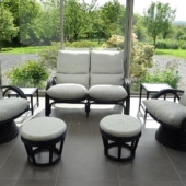 161 canape fauteuils relax et poufs rotin noir veranda