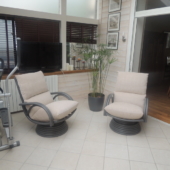 035 fauteuils relax pivotant rotin Valence