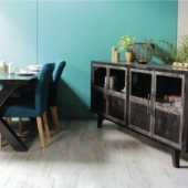 enfilade metal et manguier industriel