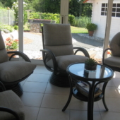 184 fauteuils rotin Valence et Jeu anthracite