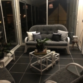 187 salon rotin Golf blanc gris veranda