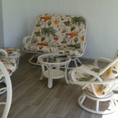 190 salon rotin veranda Madrid blanc
