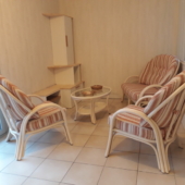193 salon rotin Golf ivoire rayures veranda
