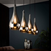 plafonnier deco suspensions goute verre design luminaire