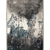 05 tapis design bleu et noir