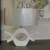lampe deco design blanc luminaire
