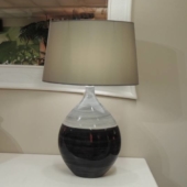 lampe deux tons gris deco