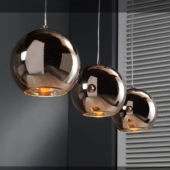 suspension cuivre plafonnier original luminaire