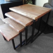 tables gigognes acacias industriel